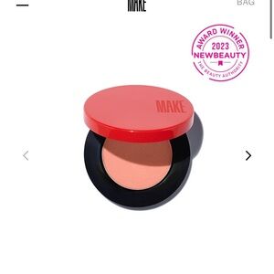 MAKE beauty skin mimetic microsuede blush Amber glow